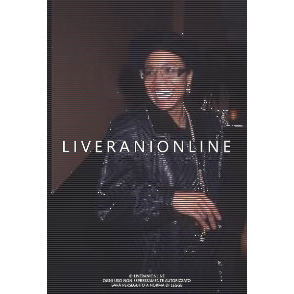 DIAP-RETROSPETTIVA DEE DEE BRIDGEWATER CANTANTE NELLA FOTO DEE DEE BRIDGEWATER A SANREMO NELL\'ANNO 1991 AG ALDO LIVERANI SAS