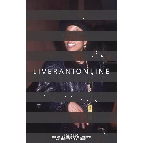 DIAP-RETROSPETTIVA DEE DEE BRIDGEWATER CANTANTE NELLA FOTO DEE DEE BRIDGEWATER A SANREMO NELL\'ANNO 1991 AG ALDO LIVERANI SAS