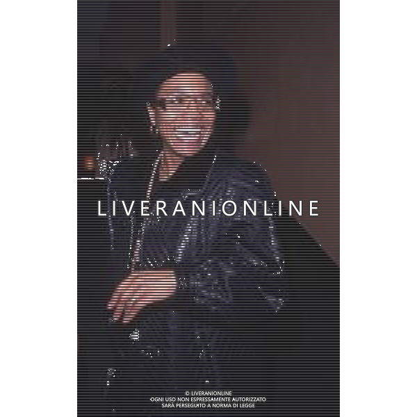 DIAP-RETROSPETTIVA DEE DEE BRIDGEWATER CANTANTE NELLA FOTO DEE DEE BRIDGEWATER A SANREMO NELL\'ANNO 1991 AG ALDO LIVERANI SAS