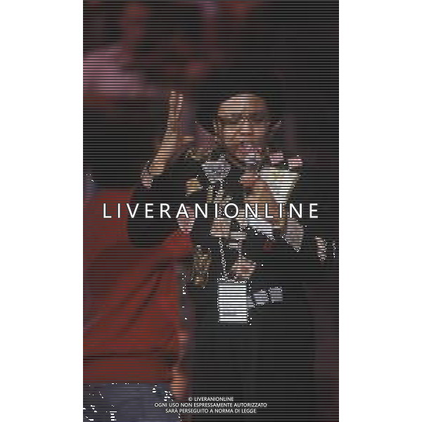 DIAP-RETROSPETTIVA DEE DEE BRIDGEWATER CANTANTE NELLA FOTO DEE DEE BRIDGEWATER A SANREMO NELL\'ANNO 1991 AG ALDO LIVERANI SAS
