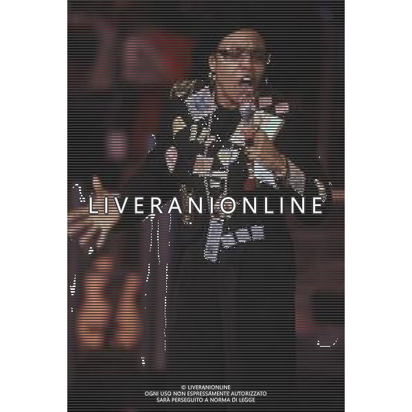 DIAP-RETROSPETTIVA DEE DEE BRIDGEWATER CANTANTE NELLA FOTO DEE DEE BRIDGEWATER A SANREMO NELL\'ANNO 1991 AG ALDO LIVERANI SAS