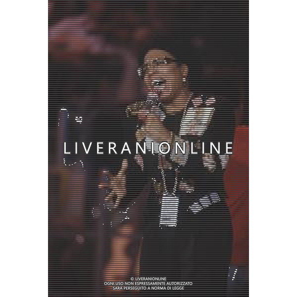 DIAP-RETROSPETTIVA DEE DEE BRIDGEWATER CANTANTE NELLA FOTO DEE DEE BRIDGEWATER A SANREMO NELL\'ANNO 1991 AG ALDO LIVERANI SAS