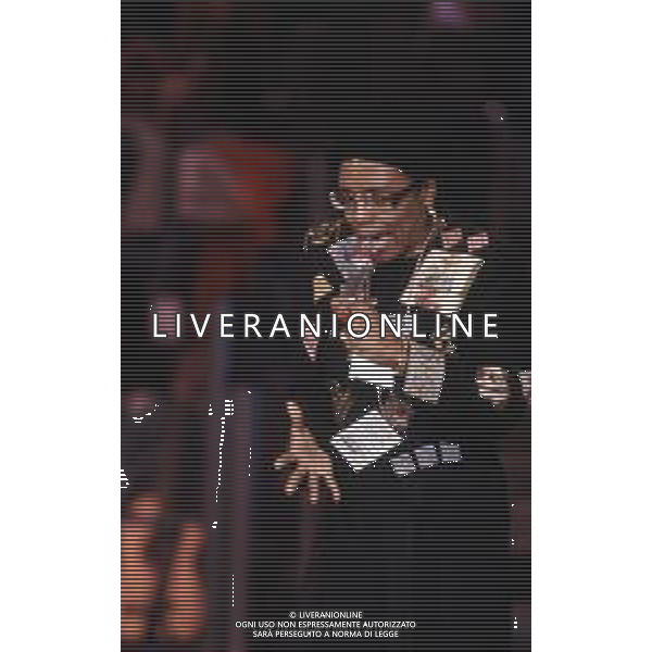 DIAP-RETROSPETTIVA DEE DEE BRIDGEWATER CANTANTE NELLA FOTO DEE DEE BRIDGEWATER A SANREMO NELL\'ANNO 1991 AG ALDO LIVERANI SAS