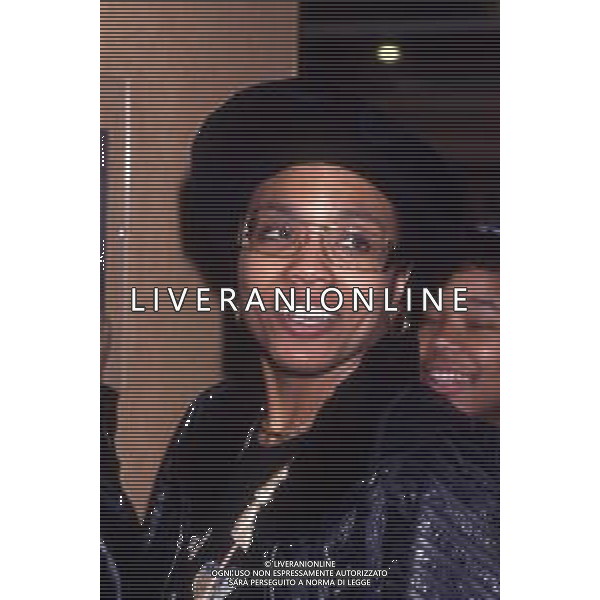 DIAP-RETROSPETTIVA DEE DEE BRIDGEWATER CANTANTE NELLA FOTO DEE DEE BRIDGEWATER A SANREMO NELL\'ANNO 1991 AG ALDO LIVERANI SAS