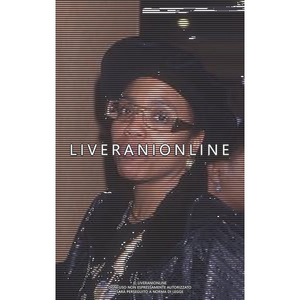 DIAP-RETROSPETTIVA DEE DEE BRIDGEWATER CANTANTE NELLA FOTO DEE DEE BRIDGEWATER A SANREMO NELL\'ANNO 1991 AG ALDO LIVERANI SAS