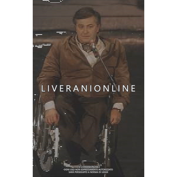 DIAP-RETROSPETTIVA PIERANGELO BERTOLI CANTANTE NELLA FOTO PIERANGELO BERTOLI A SANREMO NELL\'ANNO 1991 AG ALDO LIVERANI SAS