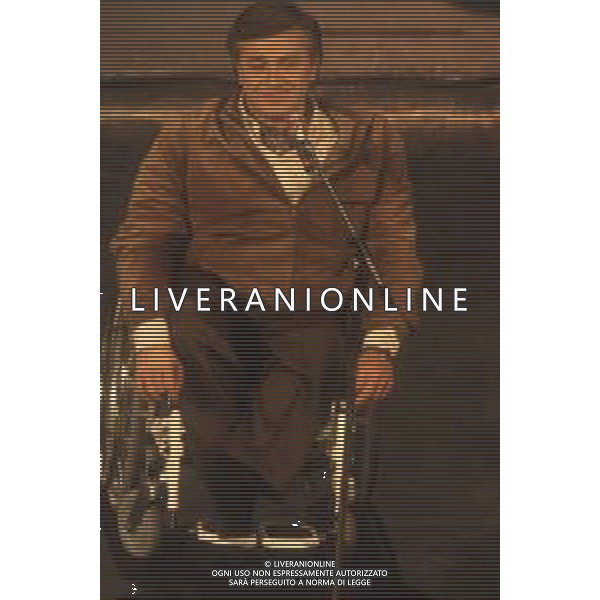 DIAP-RETROSPETTIVA PIERANGELO BERTOLI CANTANTE NELLA FOTO PIERANGELO BERTOLI A SANREMO NELL\'ANNO 1991 AG ALDO LIVERANI SAS