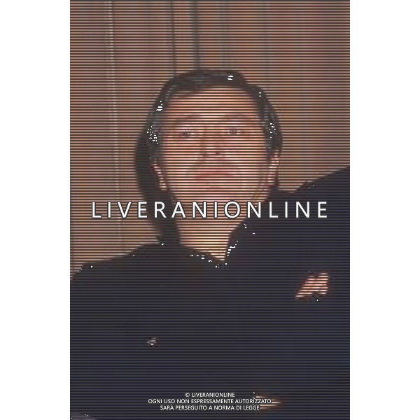 DIAP-RETROSPETTIVA PIERANGELO BERTOLI CANTANTE NELLA FOTO PIERANGELO BERTOLI A SANREMO NELL\'ANNO 1991 AG ALDO LIVERANI SAS