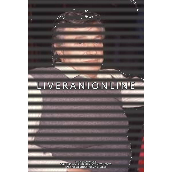 DIAP-RETROSPETTIVA PIERANGELO BERTOLI CANTANTE NELLA FOTO PIERANGELO BERTOLI A SANREMO NELL\'ANNO 1991 AG ALDO LIVERANI SAS