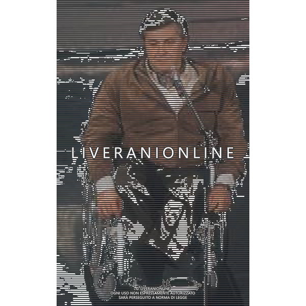 DIAP-RETROSPETTIVA PIERANGELO BERTOLI CANTANTE NELLA FOTO PIERANGELO BERTOLI A SANREMO NELL\'ANNO 1991 AG ALDO LIVERANI SAS