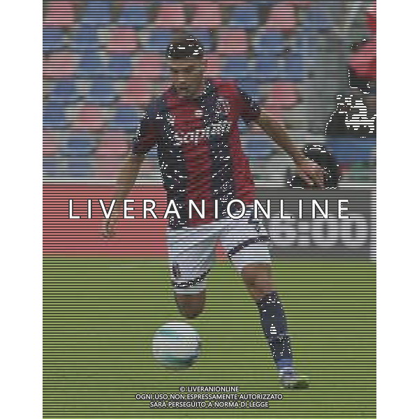 Nicolò Cambiaghi of Bologna FC play the ball during Bologna BFC vs Pisa SC, 6° Serie A Enilive 2025-26 game at Renato Dall\'Ara stadium in Bologna (BO), Italy, on October 05, 2025. (Photo by Davide Casentini) AG ALDO LIVERANI SAS