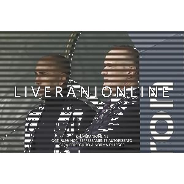Marco Di Vaio Sport Director of Bologna FC and Joey Saputo Chairman of Bologna FC during Bologna BFC vs Pisa SC, 6° Serie A Enilive 2025-26 game at Renato Dall\'Ara stadium in Bologna (BO), Italy, on October 05, 2025. (Photo by Davide Casentini) AG ALDO LIVERANI SAS