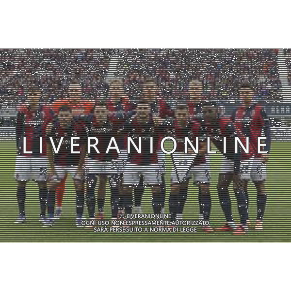 Bologna team photo during Bologna BFC vs Pisa SC, 6° Serie A Enilive 2025-26 game at Renato Dall\'Ara stadium in Bologna (BO), Italy, on October 05, 2025. (Photo by Davide Casentini) AG ALDO LIVERANI SAS