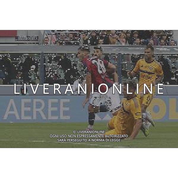 Nicolò Cambiaghi of Bologna FC scores a goal during Bologna BFC vs Pisa SC, 6° Serie A Enilive 2025-26 game at Renato Dall\'Ara stadium in Bologna (BO), Italy, on October 05, 2025. (Photo by Davide Casentini) AG ALDO LIVERANI SAS