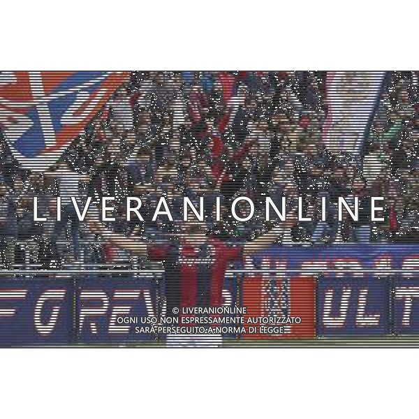 Riccardo Orsolini of Bologna FC. celebrates after scoring during Bologna BFC vs Pisa SC, 6° Serie A Enilive 2025-26 game at Renato Dall\'Ara stadium in Bologna (BO), Italy, on October 05, 2025. (Photo by Davide Casentini) AG ALDO LIVERANI SAS