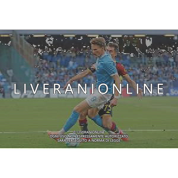 TVPM Napoli, Genoa Nella foto: Scott McTominay, Patrizio Masini Foto Mosca, Ag.Liverani- AGENZIA ALDO LIVERANI SAS -TVPM Napoli - Genoa Campionato Calcio Serie A 05.10.2025