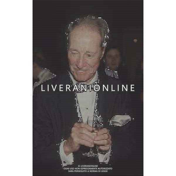 DIAP-RETROSPETTIVA DON AMECHE ATTORE NELLA FOTO DON AMECHE A VENEZIA NELL\'ANNO 1988 AG ALDO LIVERANI SAS