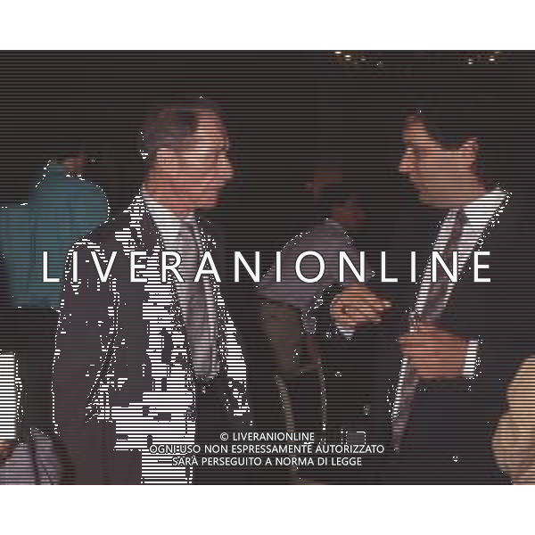 DIAP-RETROSPETTIVA DON AMECHE ATTORE NELLA FOTO DON AMECHE A CAMPIONE D\'ITALIA NELL\'ANNO 1990  AG ALDO LIVERANI SAS