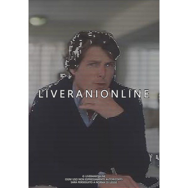 DIAP-RETROSPETTIVA CHRISTOPHER REEVE ATTORE NELLA FOTO CHRISTOPHER REEVE A CANNES NELL\'ANNO 1984 AG ALDO LIVERANI SAS