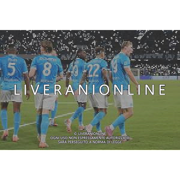 TVPM Napoli, Genoa Nella foto: esultanza Rasmus Hojlund Foto Mosca, Ag.Liverani- AGENZIA ALDO LIVERANI SAS -TVPM Napoli - Genoa Campionato Calcio Serie A 05.10.2025