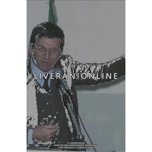 DIAP-RETROSPETTIVA GIORGIO BENVENUTO SINDACALISTA-POLITICO E GIORNALISTA NELLA FOTO GIORGIO BENVENUTO NELL\'ANNO 1987 AG ALDO LIVERANI SAS
