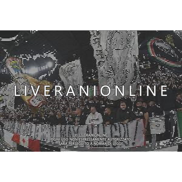 Torino 05.10.2025 Allianz Stadium TVAF-©Alessandro Falzone/Ag. Aldo Liverani sas Juventus vs Milan Campionato Serie A Enilive 2025/2026 6a giornata Nella foto: Tifosi Juventus striscione per l’ex Max Allegri ©TVAF Falzone Alessandro - AGENZIA ALDO LIVERANI SAS