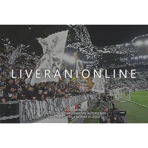 Torino 05.10.2025 Allianz Stadium TVAF-©Alessandro Falzone/Ag. Aldo Liverani sas Juventus vs Milan Campionato Serie A Enilive 2025/2026 6a giornata Nella foto: Tifosi Juventus striscione per l’ex Max Allegri ©TVAF Falzone Alessandro - AGENZIA ALDO LIVERANI SAS