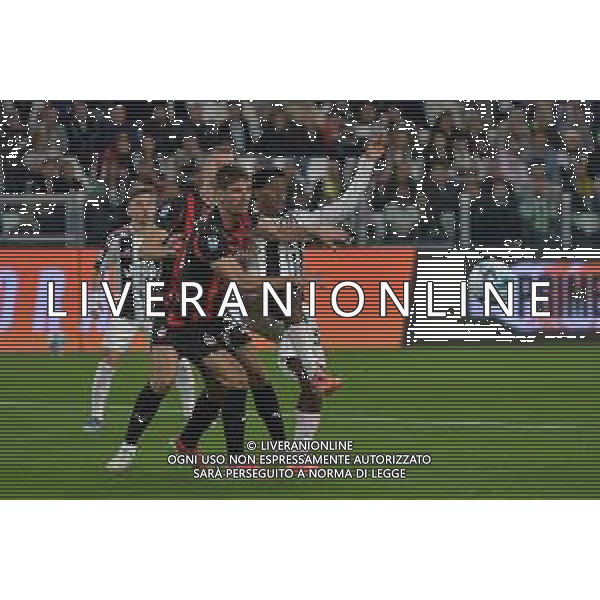 Torino 05.10.2025 Allianz Stadium @Manuela Viganti /Ag. Aldo Liverani sas Juventus vs Milan Campionato Calcio Serie A Enilive 2025/2026 6a giornata Nella foto: jonathan david e matteo gabbia ©Viganti - AGENZIA ALDO LIVERANI SAS