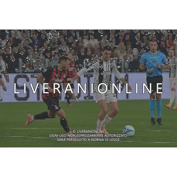 Torino 05.10.2025 Allianz Stadium @Manuela Viganti /Ag. Aldo Liverani sas Juventus vs Milan Campionato Calcio Serie A Enilive 2025/2026 6a giornata Nella foto: andrea cambiaso e santiago gimenez ©Viganti - AGENZIA ALDO LIVERANI SAS