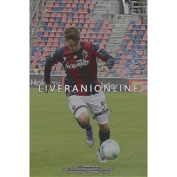 Juan Miranda Gonzalez "Miranda" of Bologna FC play the ball during Bologna BFC vs Pisa SC, 6° Serie A Enilive 2025-26 game at Renato Dall\'Ara stadium in Bologna (BO), Italy, on October 05, 2025. (Photo by Davide Casentini) AG ALDO LIVERANI SAS