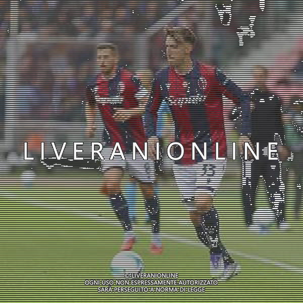 Juan Miranda Gonzalez "Miranda" of Bologna FC play the ball during Bologna BFC vs Pisa SC, 6° Serie A Enilive 2025-26 game at Renato Dall\'Ara stadium in Bologna (BO), Italy, on October 05, 2025. (Photo by Davide Casentini) AG ALDO LIVERANI SAS
