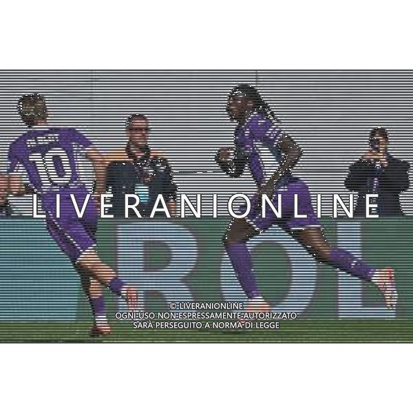 TVLC - Fiorentina vs Roma, stadio Artemio Franchi Firenze 05.10.2025 Sesta Giornata Campionato Serie A EniLive 2025/26 nella foto esultanza Moise Kean (Fiorentina) ©TVLC Luca Barucci / Agenzia Aldo Liverani Sas- AGENZIA ALDO LIVERANI SAS