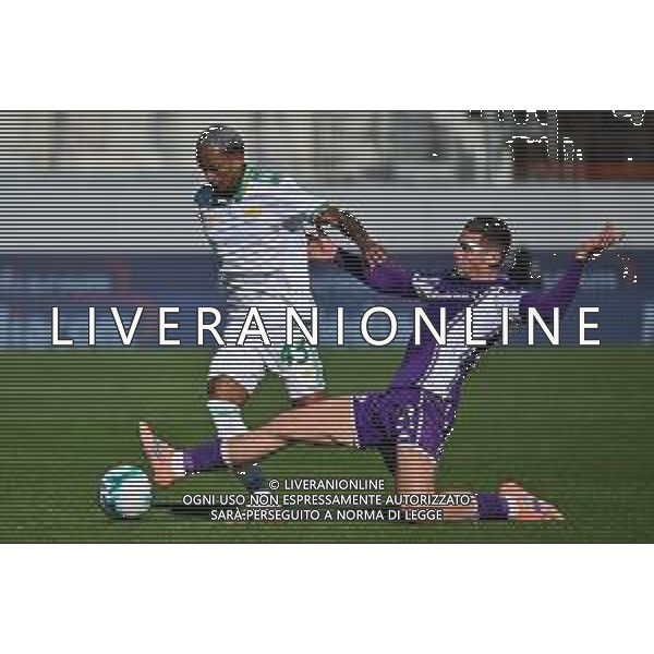 TVLC - Fiorentina vs Roma, stadio Artemio Franchi Firenze 05.10.2025 Sesta Giornata Campionato Serie A EniLive 2025/26 nella foto Wesley Vinicius Franca Lima (Roma) contro Robin Gosens (Fiorentina) ©TVLC Luca Barucci / Agenzia Aldo Liverani Sas- AGENZIA ALDO LIVERANI SAS