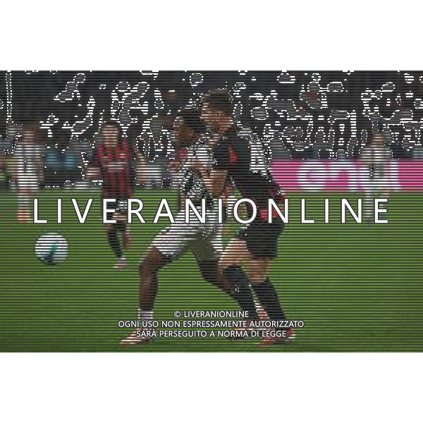 Torino 05.10.2025 Allianz Stadium TVAF-©Alessandro Falzone/Ag. Aldo Liverani sas Juventus vs Milan Campionato Serie A Enilive 2025/2026 6a giornata Nella foto: IKOMA LOIS OPENDA-MATTEO GABBIA