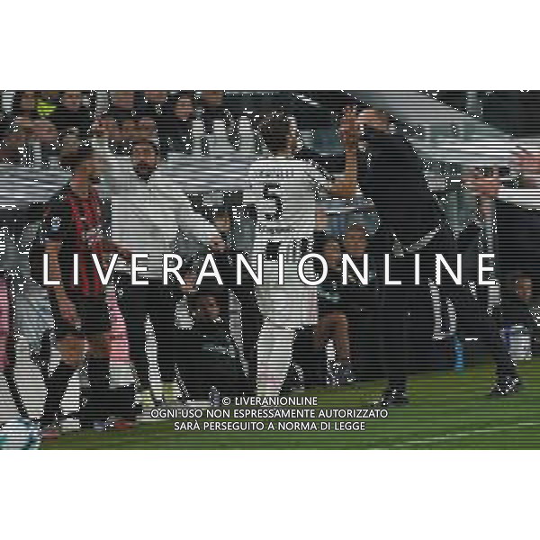 Torino 05.10.2025 Allianz Stadium TVAF-©Alessandro Falzone/Ag. Aldo Liverani sas Juventus vs Milan Campionato Serie A Enilive 2025/2026 6a giornata Nella foto: Manuel Locatelli - Igor Tudor