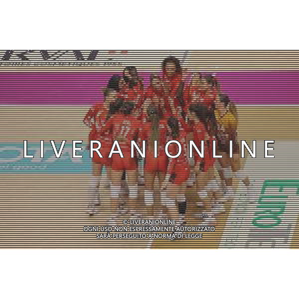 TVRCOR – UYBA Busto Arsizio vs Imoco Conegliano – LVF Serie A1 – 1° turno LVF Serie A1 Pallavolo Femminile E-Work Arena Busto Arsizio (VA) 06-10-2025 nella foto esultanza Uyba Volley Busto Arsizio ©TVRCOR Roberta Corradin - AGENZIA ALDO LIVERANI SAS