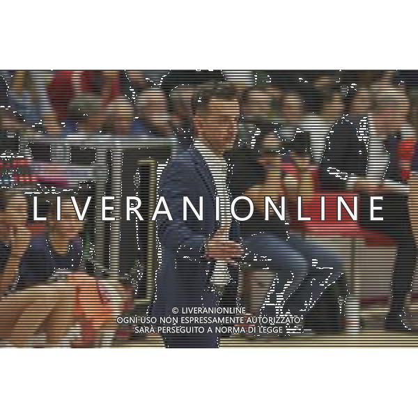 TVRCOR – UYBA Busto Arsizio vs Imoco Conegliano – LVF Serie A1 – 1° turno LVF Serie A1 Pallavolo Femminile E-Work Arena Busto Arsizio (VA) 06-10-2025 nella foto allenatore Daniele Santarelli ©TVRCOR Roberta Corradin - AGENZIA ALDO LIVERANI SAS