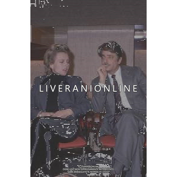 DIAP-RETROSPETTIVA HANNA SCHYGULLA ATTRICE NELLA FOTO HANNA SCHYGULLA NELL\'ANNO 1979 CON GIANCARLO GIANNINI AG ALDO LIVERANI SAS