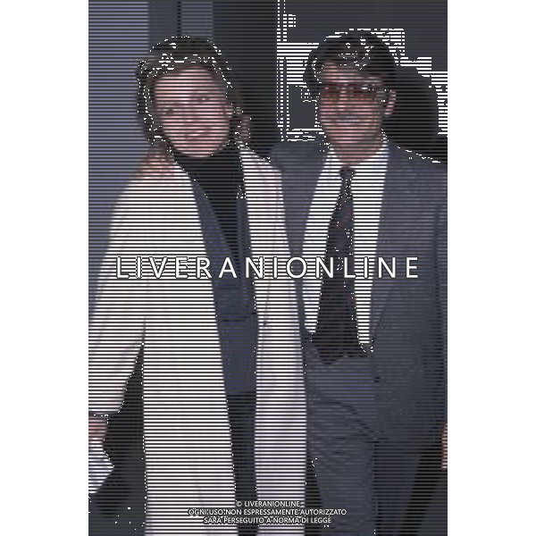 DIAP-RETROSPETTIVA HANNA SCHYGULLA ATTRICE NELLA FOTO HANNA SCHYGULLA NELL\'ANNO 1979 CON GIANCARLO GIANNINI AG ALDO LIVERANI SAS