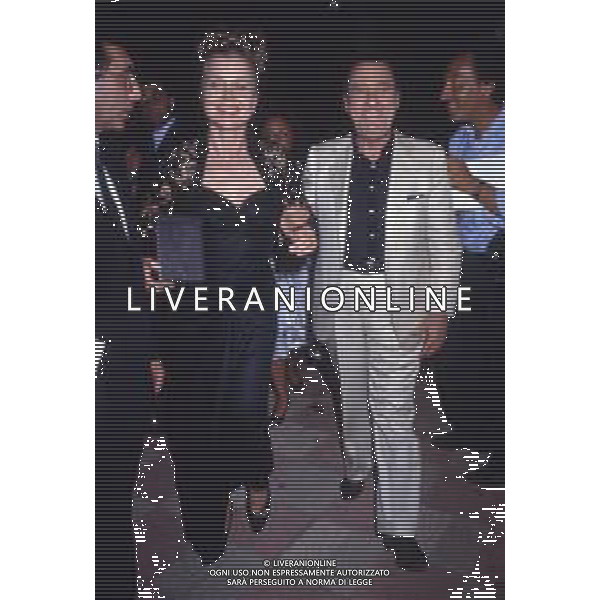 DIAP-RETROSPETTIVA HANNA SCHYGULLA ATTRICE NELLA FOTO HANNA SCHYGULLA NELL\'ANNO 1989 A ROMA CON ALBERTO SORDI AG ALDO LIVERANI SAS  
