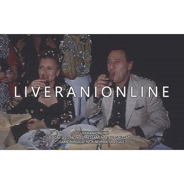 DIAP-RETROSPETTIVA HANNA SCHYGULLA ATTRICE NELLA FOTO HANNA SCHYGULLA NELL\'ANNO 1989 A ROMA CON ALBERTO SORDI AG ALDO LIVERANI SAS  
