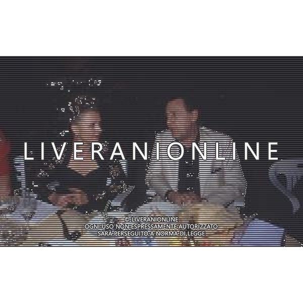 DIAP-RETROSPETTIVA HANNA SCHYGULLA ATTRICE NELLA FOTO HANNA SCHYGULLA NELL\'ANNO 1989 A ROMA CON ALBERTO SORDI AG ALDO LIVERANI SAS  