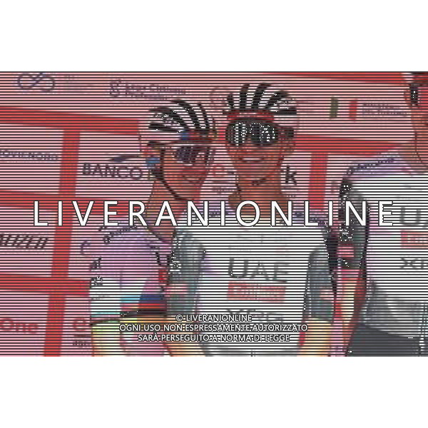 07-10-2025 Tre Valli Varesine; 2025, Uae Team Emirates - Xrg; Pogacar, Tadej; Del Toro Romero, Isaac; Busto Arsizio; ©SIROTTI - AGENZIA ALDO LIVERANI SAS