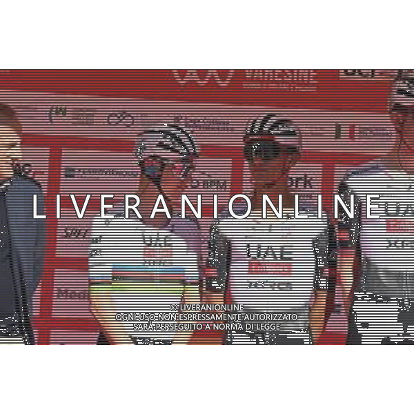 07-10-2025 Tre Valli Varesine; 2025, Uae Team Emirates - Xrg; Pogacar, Tadej; Del Toro Romero, Isaac; Busto Arsizio; ©SIROTTI - AGENZIA ALDO LIVERANI SAS