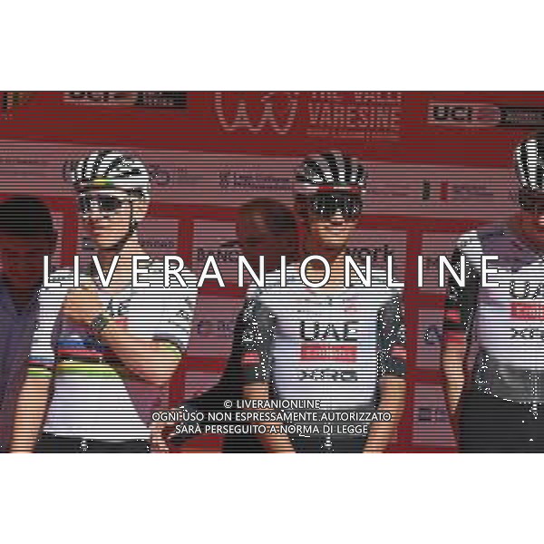 07-10-2025 Tre Valli Varesine; 2025, Uae Team Emirates - Xrg; Pogacar, Tadej; Del Toro Romero, Isaac; Busto Arsizio; ©SIROTTI - AGENZIA ALDO LIVERANI SAS