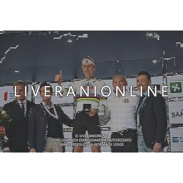 07-10-2025 Tre Valli Varesine; 2025, Uae Team Emirates - Xrg; Pogacar, Tadej; Pella, Roberto; Oldani, Renzo; Varese; ©SIROTTI - AGENZIA ALDO LIVERANI SAS
