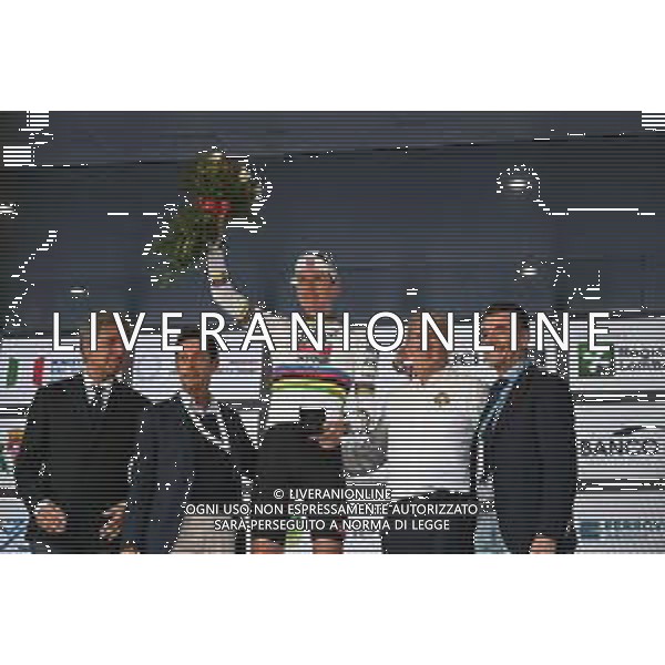 07-10-2025 Tre Valli Varesine; 2025, Uae Team Emirates - Xrg; Pogacar, Tadej; Pella, Roberto; Oldani, Renzo; Varese; ©SIROTTI - AGENZIA ALDO LIVERANI SAS
