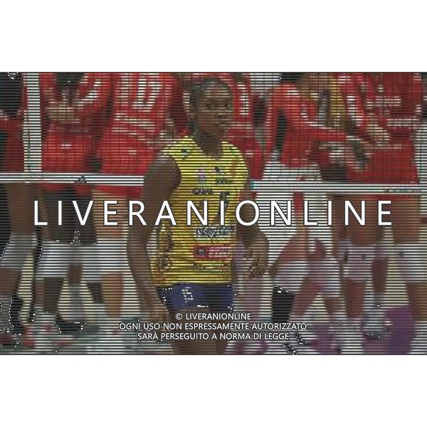 tvRCOR – UYBA Busto Arsizio vs Imoco Conegliano – LVF Serie A1 – 1° turno LVF Serie A1 Pallavolo Femminile E-Work Arena Busto Arsizio (VA) 06-10-2025 nella foto Merit Adigwe ©TVRCOR Corradin Roberta - AGENZIA ALDO LIVERANI SAS