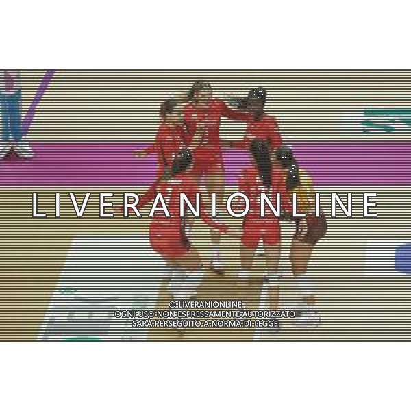 tvRCOR – UYBA Busto Arsizio vs Imoco Conegliano – LVF Serie A1 – 1° turno LVF Serie A1 Pallavolo Femminile E-Work Arena Busto Arsizio (VA) 06-10-2025 nella foto esultanza Uyba ©TVRCOR Corradin Roberta - AGENZIA ALDO LIVERANI SAS