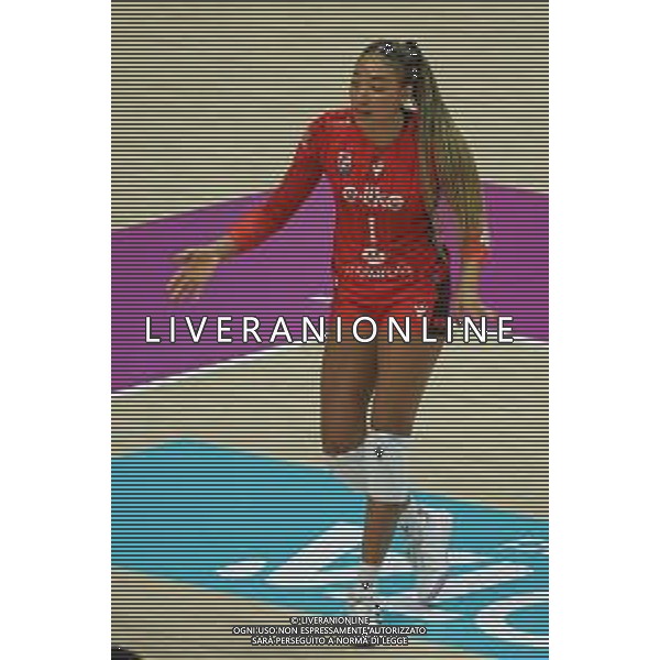 tvRCOR – UYBA Busto Arsizio vs Imoco Conegliano – LVF Serie A1 – 1° turno LVF Serie A1 Pallavolo Femminile E-Work Arena Busto Arsizio (VA) 06-10-2025 nella foto Valeria Battista ©TVRCOR Corradin Roberta - AGENZIA ALDO LIVERANI SAS